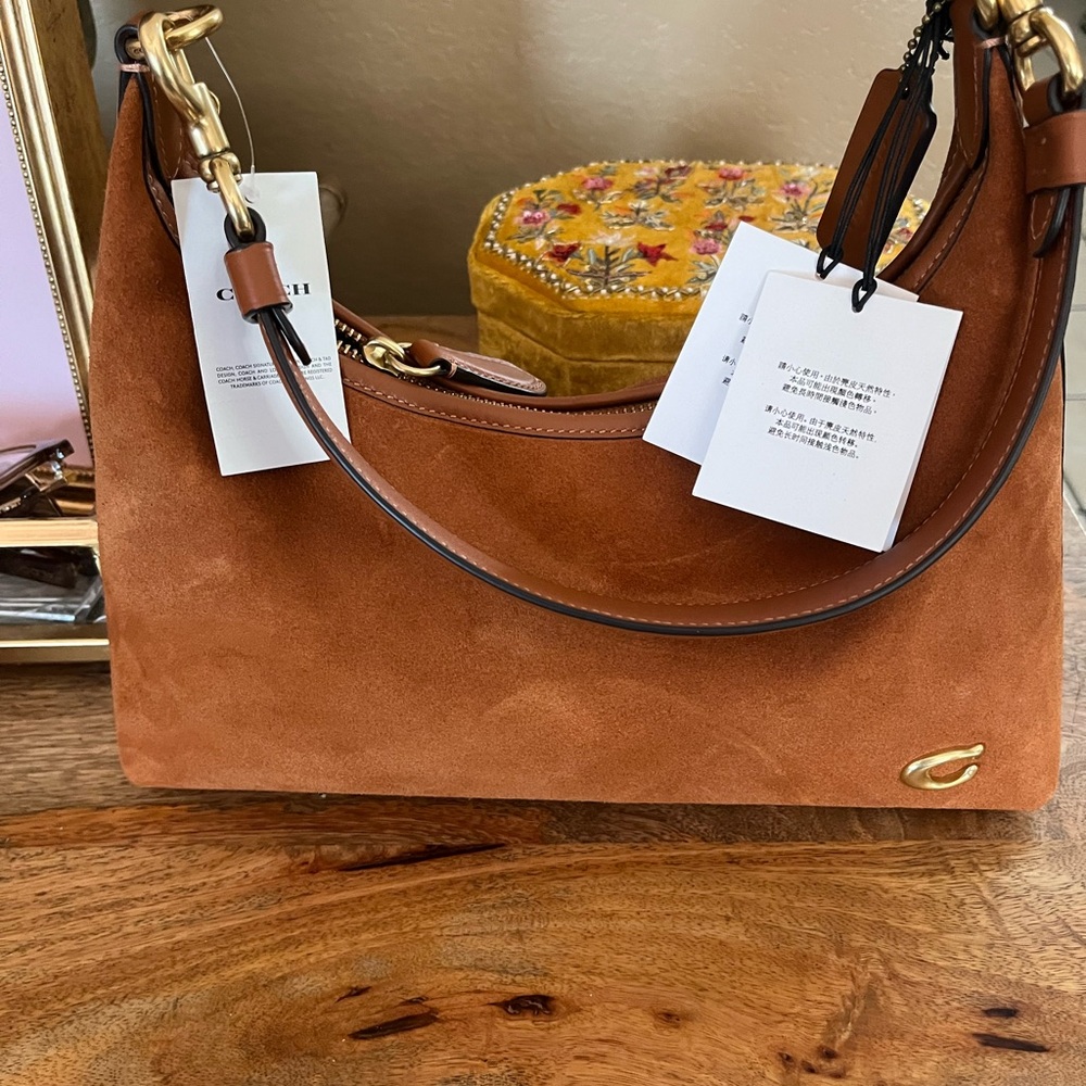 COACH Juliet Suede Shoulder Bag -Read Description